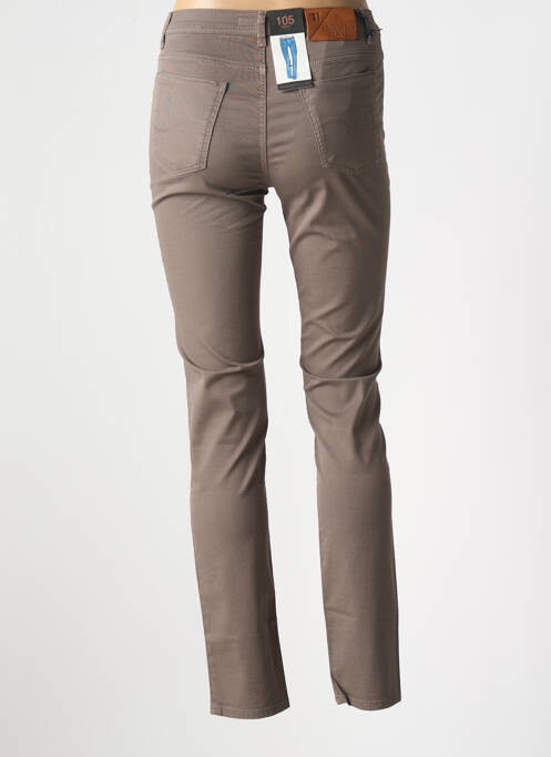 Pantalon slim maro TRUSSARDI JEANS femeie