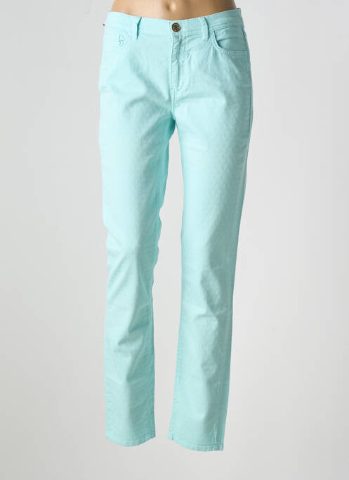 Pantalon slim albastru TRUSSARDI JEANS femeie