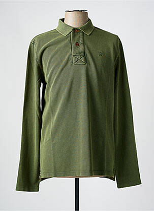 Polo mâneci lungi mâneci lungi verde WHITE STUFF bărbat