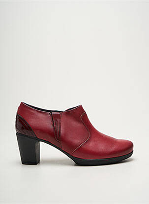 Botine/ghete material neted toc de 7 la 9 cm violet BAERCHI femeie