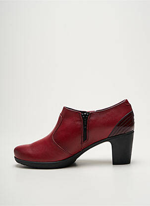 Botine/ghete material neted toc de 7 la 9 cm violet BAERCHI femeie