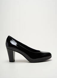 Pantofi cu toc material neted toc de 7 la 9 cm negru THE FLEXX femme