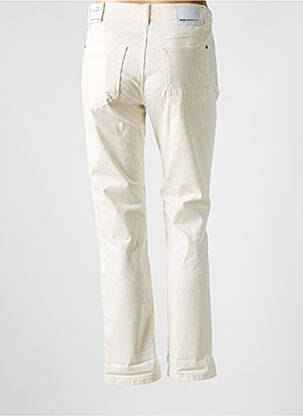 Pantalon slim buzunare bej ANNA MONTANA femeie