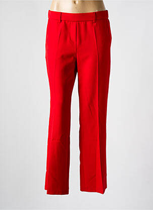 Pantalon slim talie elastică roșu ANNA MONTANA femeie