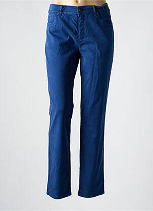 Pantalon slim albastru ANNA MONTANA femeie