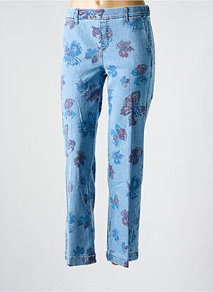 Blugi cu croială slim albastru ANNA MONTANA femeie