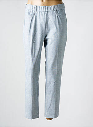 Pantalon slim talie elastică albastru ANNA MONTANA femeie