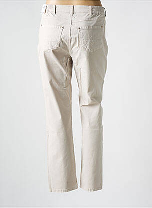 Pantalon slim buzunare bej ANNA MONTANA femeie