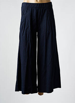 Pantalon evazat talie elastică negru ANNA MONTANA femeie