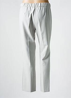 Pantalon drept talie elastică gri ANNA MONTANA femeie