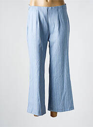 Pantalon 7/8 talie elastică albastru ANNA MONTANA femme