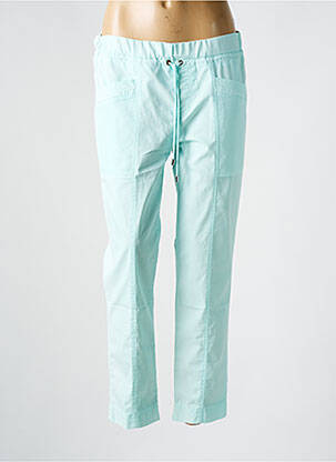 Pantalon slim talie elastică albastru ANNA MONTANA femeie