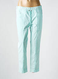 Pantalon slim talie elastică albastru ANNA MONTANA femme