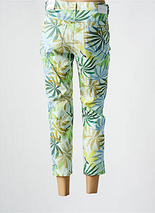Pantalon slim buzunare verde ANNA MONTANA femeie