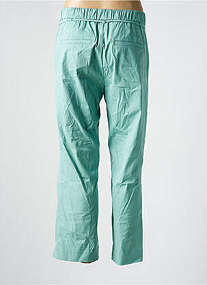 Pantalon drept talie elastică verde ANNA MONTANA femeie