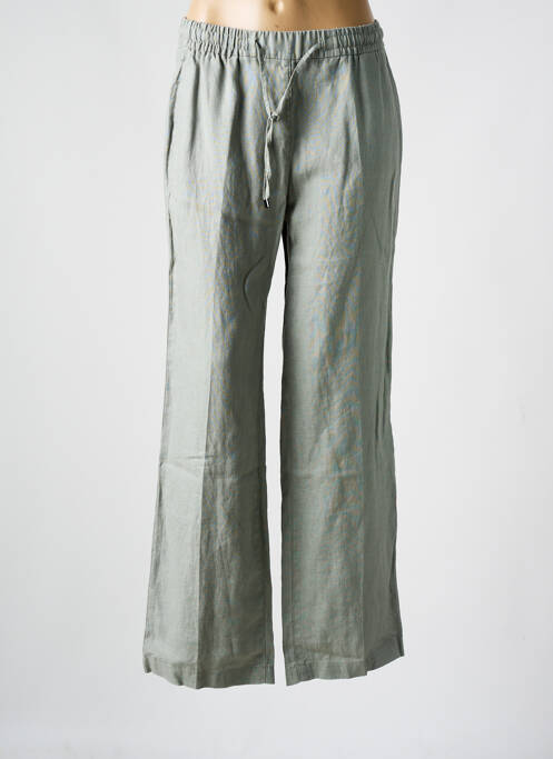 Pantalon drept verde ANNA MONTANA femeie