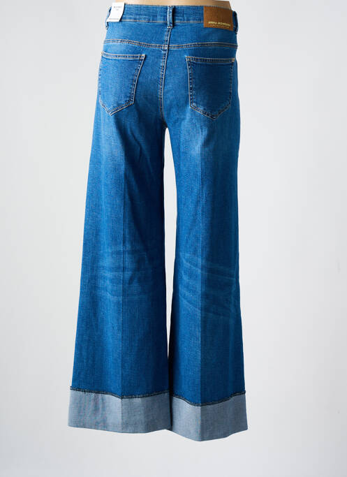 Blugi cu croială evazată albastru ANNA MONTANA femeie