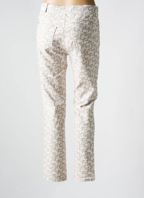 Pantalon slim bej ANNA MONTANA femeie