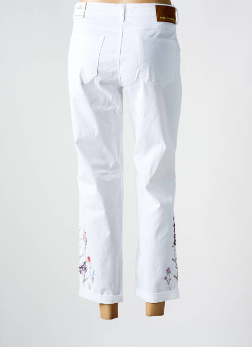 Pantalon 7/8 alb ANNA MONTANA femeie