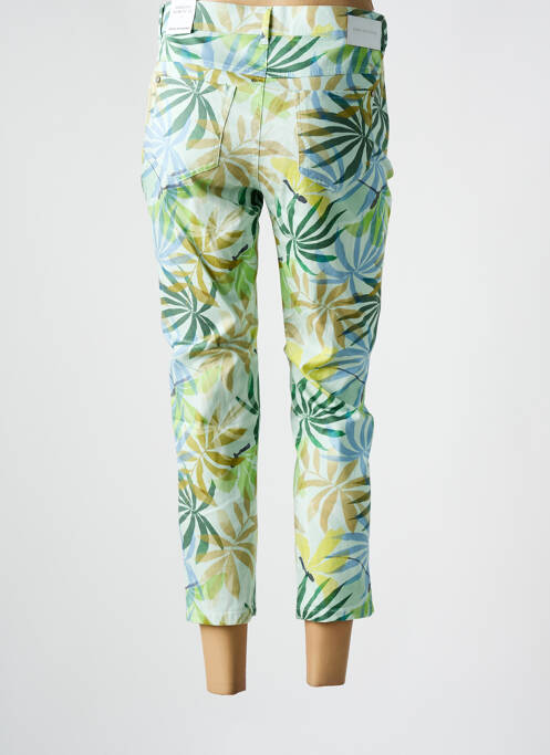 Pantalon slim verde ANNA MONTANA femeie