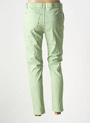 Pantalon slim talie elastică mărime normală verde ANNA MONTANA femeie