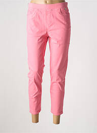 Pantalon 7/8 elasticitate mărime normală roz ANNA MONTANA femme