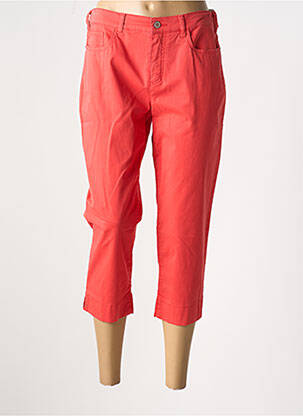 Pantalon trei sferturi roșu ANNA MONTANA femeie