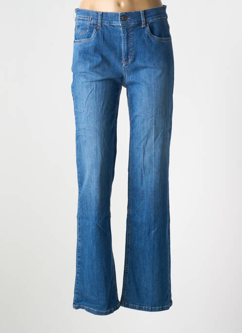 Blugi cu croială dreaptă elasticitate mărime normală albastru ANNA MONTANA femme