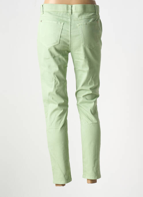 Pantalon slim verde ANNA MONTANA femeie