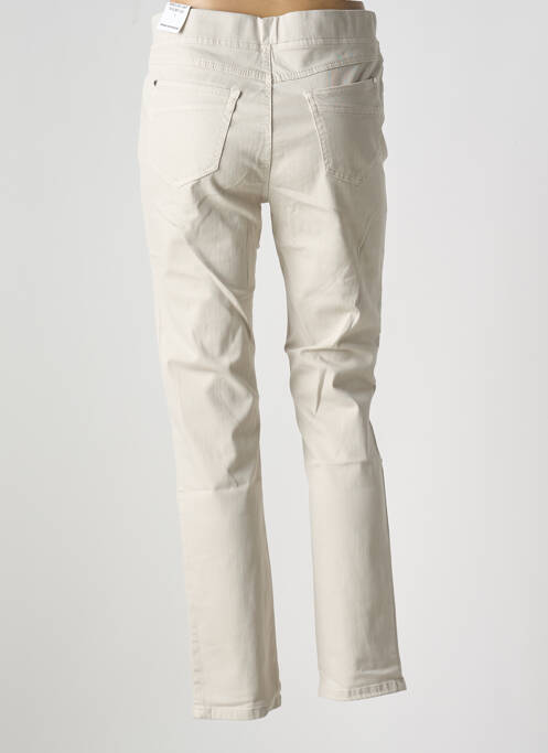 Pantalon slim bej ANNA MONTANA femeie