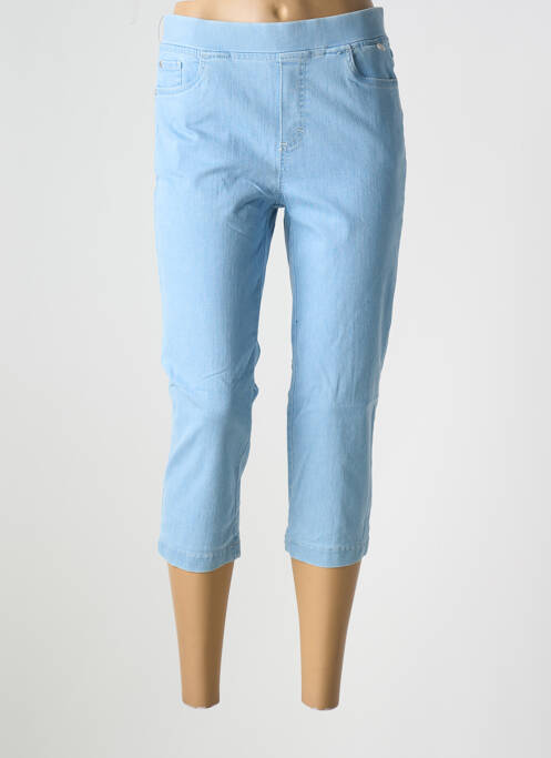 Pantalon trei sferturi albastru ANNA MONTANA femeie