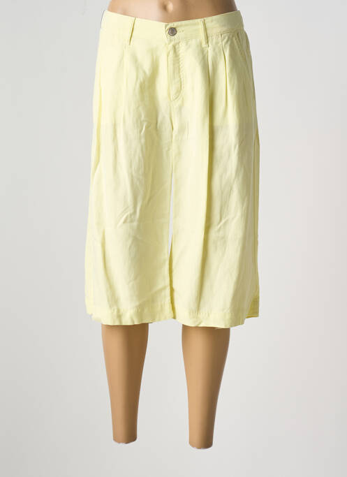 Pantalon trei sferturi galben ANNA MONTANA femeie