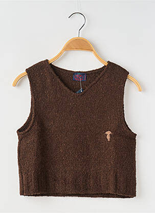 Pulover maro COUDEMAIL fată