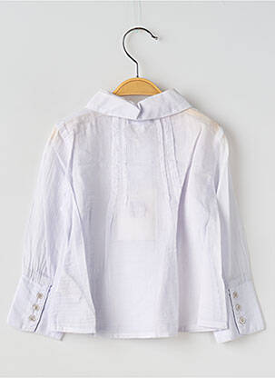 Cămașă țesătură poplin mâneci lungi violet COUDEMAIL fată