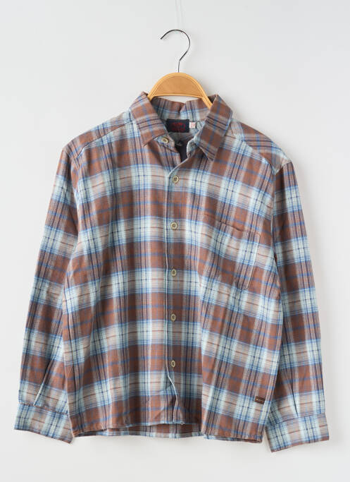 Cămașă cu mâneci lungi maro COUDEMAIL băiat