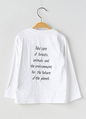 Tricou mâneci lungi mâneci lungi alb MAYORAL băiat