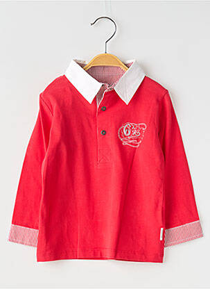 Polo roșu BERLINGOT băiat