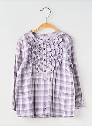 Tunică mâneci lungi guler rotund violet MAYORAL fată