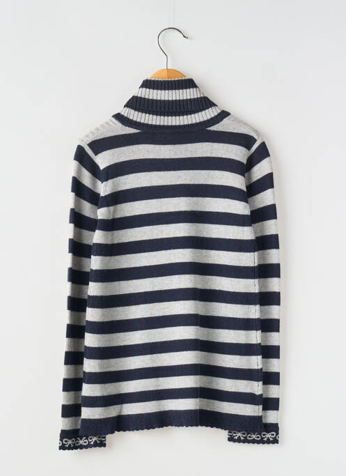 Pulover cu guler înalt albastru MAYORAL fată