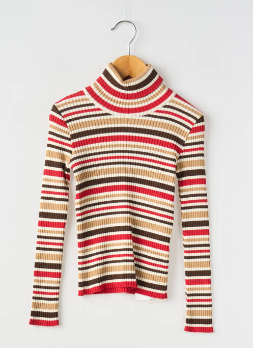 Pulover cu guler înalt roșu MAYORAL fată