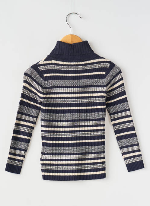 Pulover cu guler înalt albastru MAYORAL fată