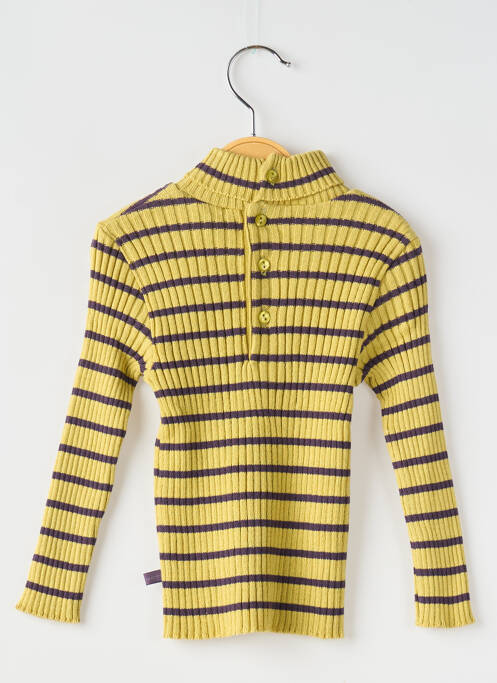 Pulover cu guler înalt verde COUDEMAIL fată