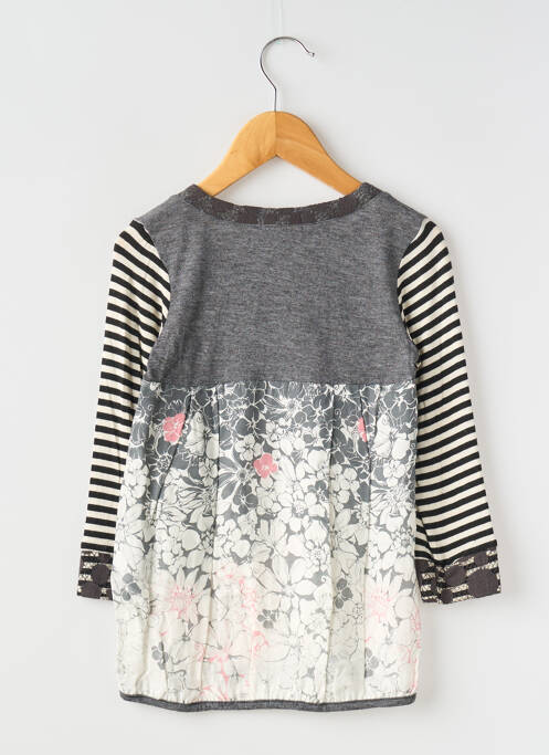 Tunică mâneci lungi gri COUDEMAIL fată