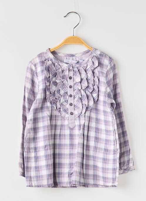 Tunică mâneci lungi violet MAYORAL fată