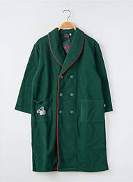 Halat de baie mâneci lungi verde COUDEMAIL enfant