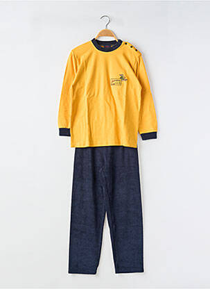 Pijama galben COUDEMAIL băiat