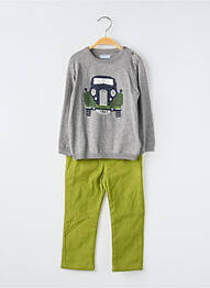 Set pantaloni croială dreaptă verde MAYORAL băiat