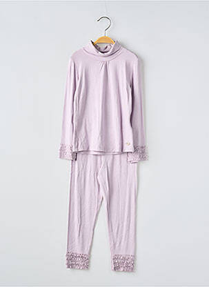 Set pantaloni tip de tricou violet MAYORAL fată