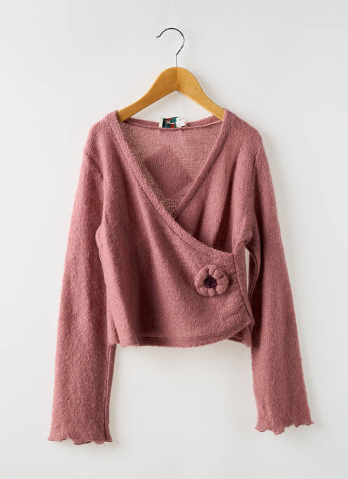 Cardigan petrecut roz KDM fată