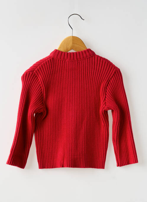 Vestă cu mâneci lungi roșu COUDEMAIL fată